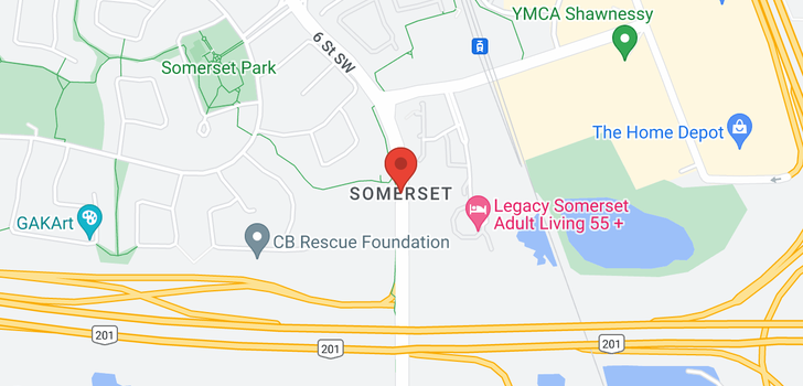 map of 218 SOMERSET DR SW